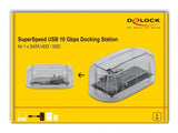 DeLOCK 64089 drevkabinet HDD/SSD kabinet Transparent 2.5/3.5"