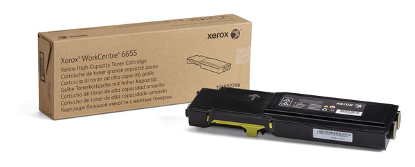 Xerox WorkCentre 6655, gul tonerpatron med høj kapacitet (7000 sider)