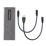 StarTech.com M2-USB-C-NVME-SATA drevkabinet SSD kabinet Grå M.2