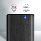Axagon EEM2-SBC externes Gehäuse für M.2 SSDs USB-C 3.2 Gen 2 - schwarz SSD kabinet Sort