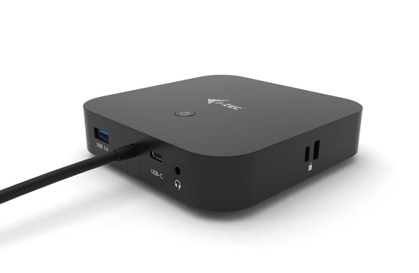 i-tec C31DUALDPDOCKPD100W dockingstation Ledningsført USB 3.2 Gen 1 (3.1 Gen 1) Type-C Sort