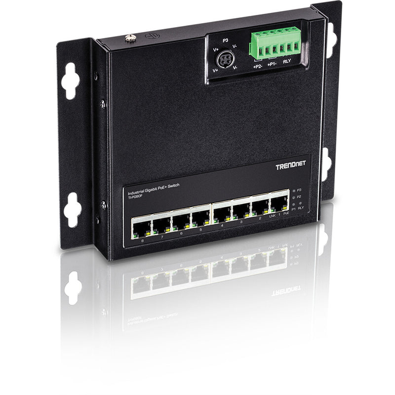 Trendnet TI-PG80F netværksswitch Ikke administreret Gigabit Ethernet (10/100/1000) Strøm over Ethernet (PoE)