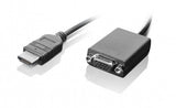 Lenovo HDMI / VGA 0,2 m Sort