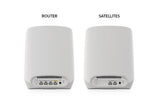 NETGEAR Orbi RBK763S Tri-band (2,4 GHz / 5 GHz / 5 GHz) Wi-Fi 6 (802.11ax) Hvid 7 Intern