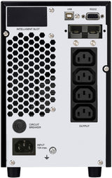 PowerWalker VFI 2000C LCD UPS-enhed Dobbeltkonvertering (online) 2 kVA 1600 W 4 AC stikkontakt(er)