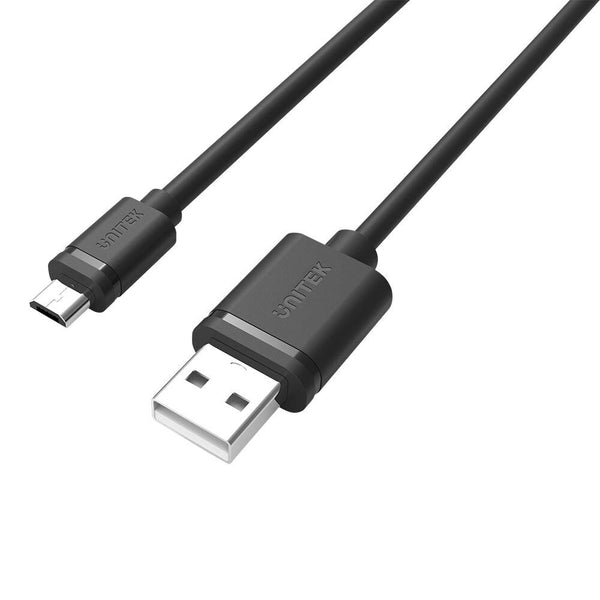 UNITEK Y-C434GBK USB-kabel USB 2.0 1,5 m USB A Micro-USB B 0,48 Gbit/sek. Sort