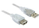 DeLOCK 82239 USB-kabel USB 2.0 1,8 m USB A 0,48 Gbit/sek. Hvid