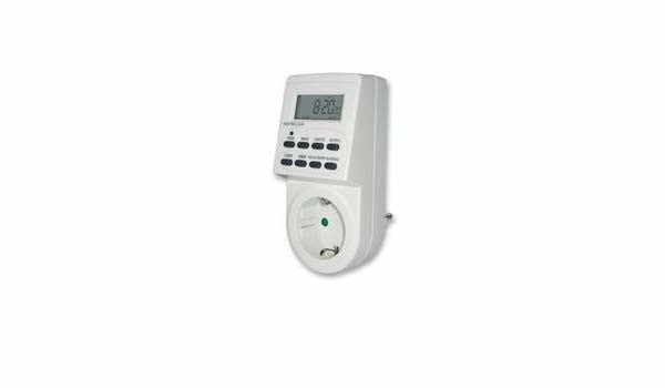 Brennenstuhl 1506550 elektronisk tæller Hvid Daglig/ugentlig timer