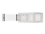 Lanberg WF01-6404-10S stativ 4U Vægmonteret stativ Grå