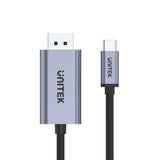 UNITEK V1409A kabel kønsskifter USB-C DisplayPort Sort, Grå