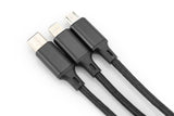 Digitus AK-300160-010-S USB-kabel 1 m USB A USB C 10 W Sort