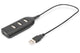 Digitus AB-50001-1 interface hub 480 Mbit/s Sort