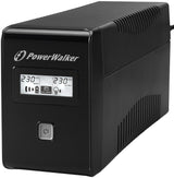 PowerWalker VI 650 LCD UPS-enhed 0,65 kVA 360 W 2 AC stikkontakt(er)