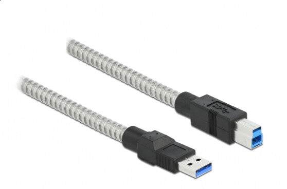 DeLOCK 86777 USB-kabel USB 3.2 Gen 1 (3.1 Gen 1) 0,5 m USB A USB B 5 Gbit/sek. Sølv