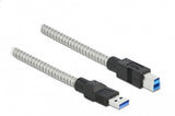 DeLOCK 86779 USB-kabel USB 3.2 Gen 1 (3.1 Gen 1) 2 m USB A USB B 5 Gbit/sek. Sølv