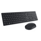 DELL KM5221W tastatur Mus inkluderet Kontor RF trådløst QWERTZ Tysk Sort