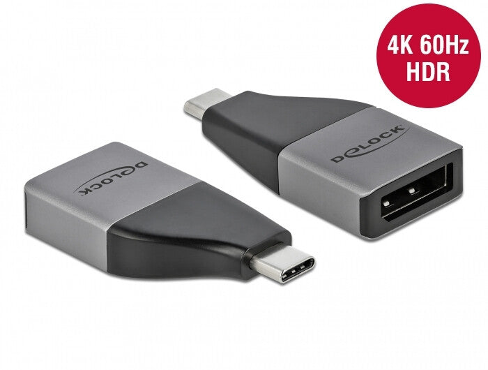 DeLOCK 64120 USB grafisk adapter 3840 x 2160 pixel Grå