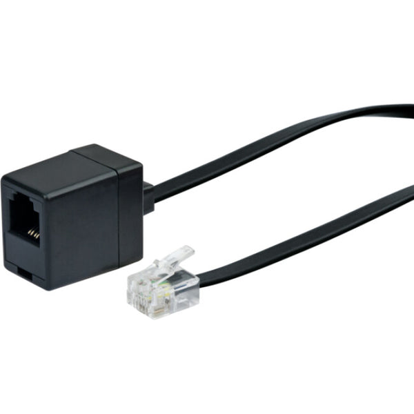 Schwaiger 10m RJ-11 - RJ-11 Sort