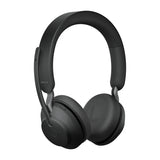 Jabra Evolve2 65 Headset Trådløs Kontor/Callcenter USB Type-C Bluetooth Opladningsstativ Sort