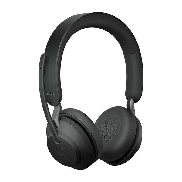 Jabra Evolve2 65 Headset Trådløs Kontor/Callcenter USB Type-C Bluetooth Opladningsstativ Sort