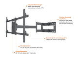 Multibrackets 6539 tv-beslag 190,5 cm (75") Sort