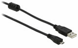 DeLOCK 82335 USB-kabel USB 2.0 2 m USB A Micro-USB B Sort