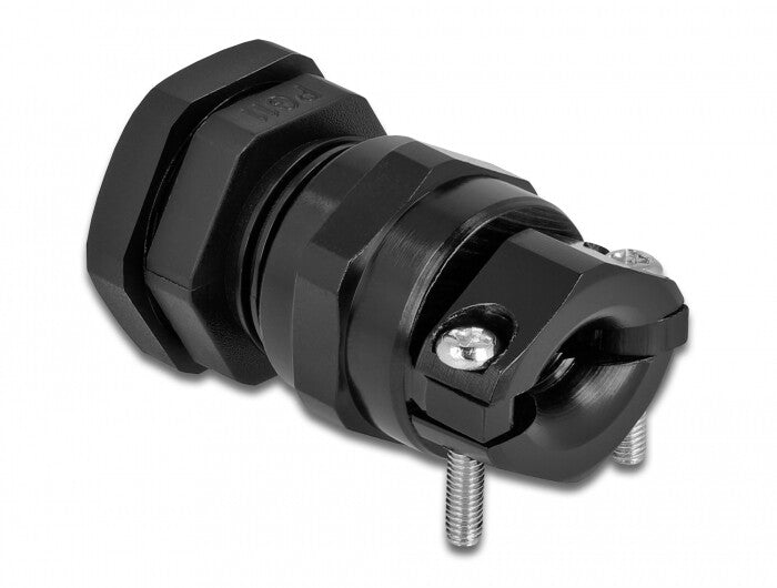 DeLOCK 60353 kabelforskruning Sort Metal, Plast 1 stk