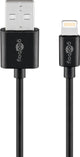 Goobay 63523 Lightning kabel 1 m Sort