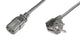 Digitus AK-440100-018-S el-ledning Sort 1,8 m CEE7/7 IEC C13