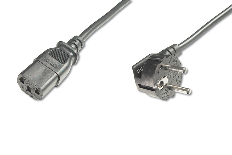 Digitus AK-440100-018-S el-ledning Sort 1,8 m CEE7/7 IEC C13