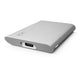 LaCie STKS1000400 ekstern solid state driver Thunderbolt-teknologi 1 TB USB Type-C 3.2 Gen 2 (3.1 Gen 2) Sølv