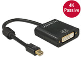 DeLOCK 62605 videokabel adapter 0,2 m Mini DisplayPort DVI-I Sort