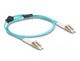 DeLOCK 87907 InfiniBand og fiberoptisk kabel 1 m LC Turkisfarve