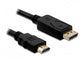 DeLOCK Cable Displayport > HDMI m/m 2m Sort