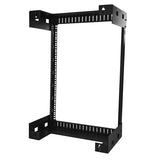 StarTech.com RK15WALLO stativ 15U Vægmonteret stativ Sort