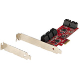 StarTech.com 10P6G-PCIE-SATA-CARD interface-kort/adapter Intern