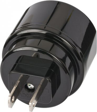 Brennenstuhl 1508450 strømstik adapter Type C (eurostik) Type A Sort