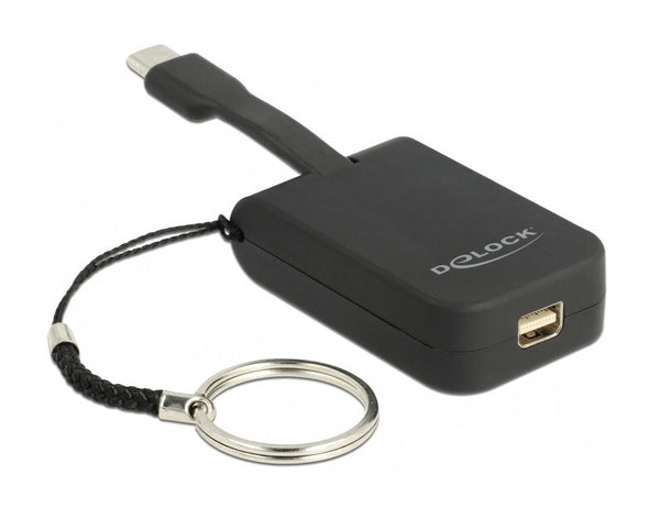 DeLOCK 63939 videokabel adapter 0,03 m USB Type-C mini DisplayPort Sort