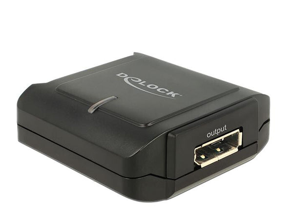 DeLOCK 11464 kabel kønsskifter Displayport 20 pin, DC 5V Displayport 20 pin Sort