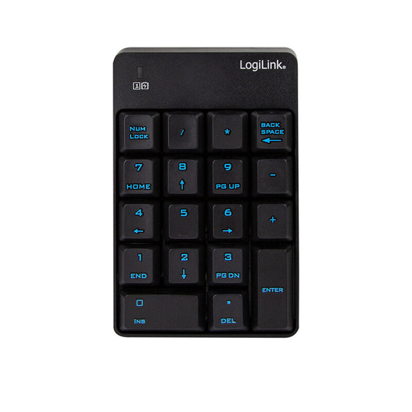 2Direct ID0120 numerisk tastatur Universel RF trådløst Sort