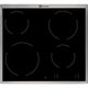 Electrolux EHF16240XK kogeplade Sort Indbygget Keramisk 4 zone(s)