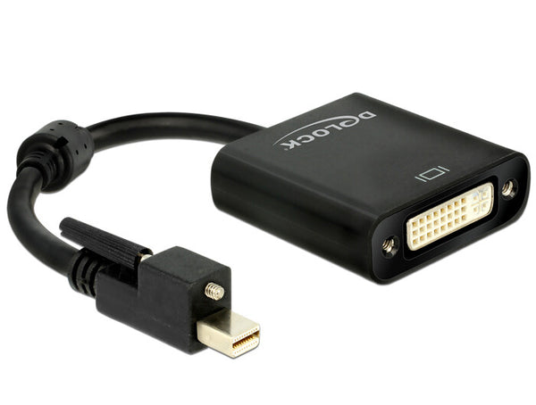 DeLOCK 62639 videokabel adapter 0,25 m Mini DisplayPort DVI-I Sort