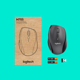 Logitech Customizable Mouse M705 mus Kontor Højre hånd RF trådløst Optisk 1000 dpi