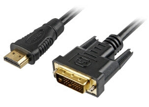 Sharkoon 5m, HDMI/DVI-D Sort