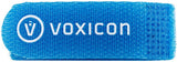Voxicon DUS102VXB kabelorganisator Universel Krog og løkke kabelbinder Blå 4 stk