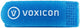 Voxicon DUS102VXB kabelorganisator Universel Krog og løkke kabelbinder Blå 4 stk