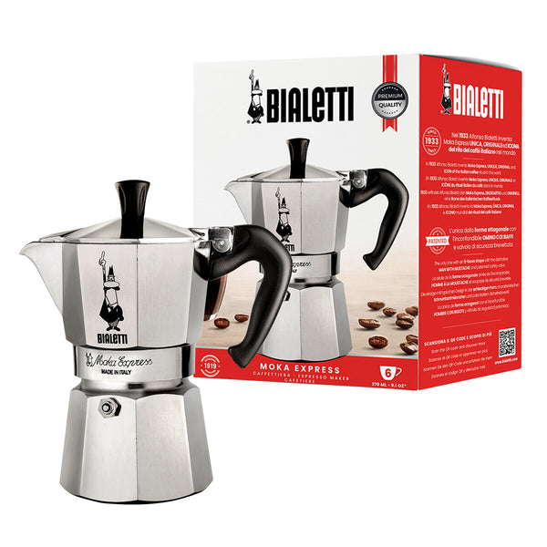 Bialetti Moka Express Moka gryde 0,3 L Aluminium, Sort