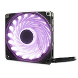Inter-Tech L-12025 Aura Computerkabinet Ventilator 12 cm Sort