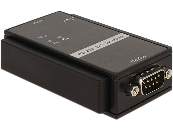 DeLOCK 62500 kabel kønsskifter RS-232 Sort