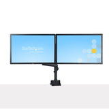 StarTech.com ARMDUALPIVOT skærmbeslag og -stativer 81,3 cm (32") Skrivebord Sort